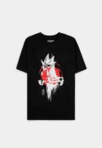 YuGiOh! Heren Tshirt -L- Two-Tone Screen print Zwart