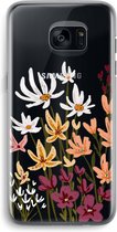 Case Company® - Samsung Galaxy S7 Edge hoesje - Painted wildflowers - Soft Cover Telefoonhoesje - Bescherming aan alle Kanten en Schermrand