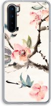 Case Company® - OnePlus Nord hoesje - Japanse bloemen - Soft Cover Telefoonhoesje - Bescherming aan alle Kanten en Schermrand