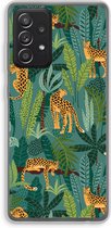 Case Company® - Samsung Galaxy A52 hoesje - Luipaard 2 - Soft Cover Telefoonhoesje - Bescherming aan alle Kanten en Schermrand