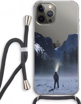 Case Company® - iPhone 12 Pro hoesje met Koord - Wanderlust - Telefoonhoesje met Zwart Koord - Extra Bescherming aan alle Kanten en Over de Schermrand