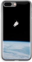 Case Company® - iPhone 8 Plus hoesje - Alone in Space - Soft Cover Telefoonhoesje - Bescherming aan alle Kanten en Schermrand