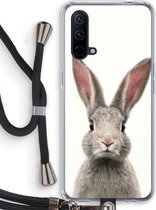 Case Company® - OnePlus Nord CE 5G hoesje met Koord - Daisy - Telefoonhoesje met Zwart Koord - Bescherming aan alle Kanten en Over de Schermrand