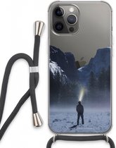Case Company® - iPhone 13 Pro Max hoesje met Koord - Wanderlust - Telefoonhoesje met Zwart Koord - Extra Bescherming aan alle Kanten en Over de Schermrand