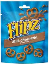 flipz milk chocolate pretzels 3x90g