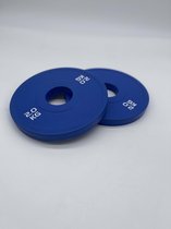 Fractional plates set 2 kg - olympische halterschijven - 2 kg - 2 x 2 kg - 50 mm