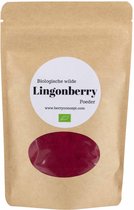 Biologische wilde lingonberry poeder 150 gram