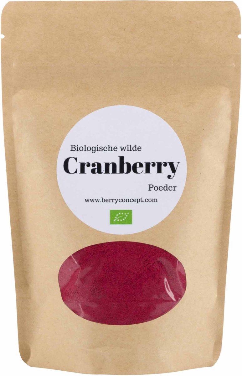 Goedkoopste Biologische wilde cranberry poeder 150 gram