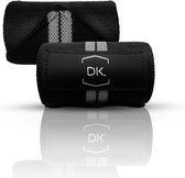 DK.® Wrist Wraps voor Fitness & Crossfit - Polsbanden voor Krachttraining - Polsbrace - Polsbandage - 2 stuks - Grijs/Zwart