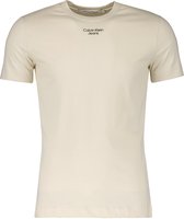 Calvin Klein T-shirt - Slim Fit - Beige - S