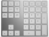 Numeriek toetsenbord - Draadloos Bluetooth Keypad - 34 toetsen - Draadloze Numpad geschikt voor IOS, Android, Windows - Zilver