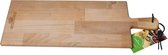 De Smikkelplank - Serveerplank - Beukenhout - L50xB20xH2cm - Borrelplank - Tapasplank