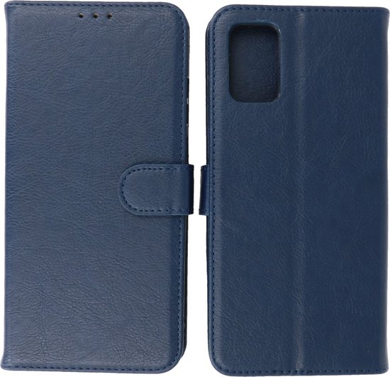 Étui pour Samsung Galaxy A33 5G - Étui pour téléphone à livre - Étui portefeuille avec porte-cartes - Étuis portefeuille - Bleu marine