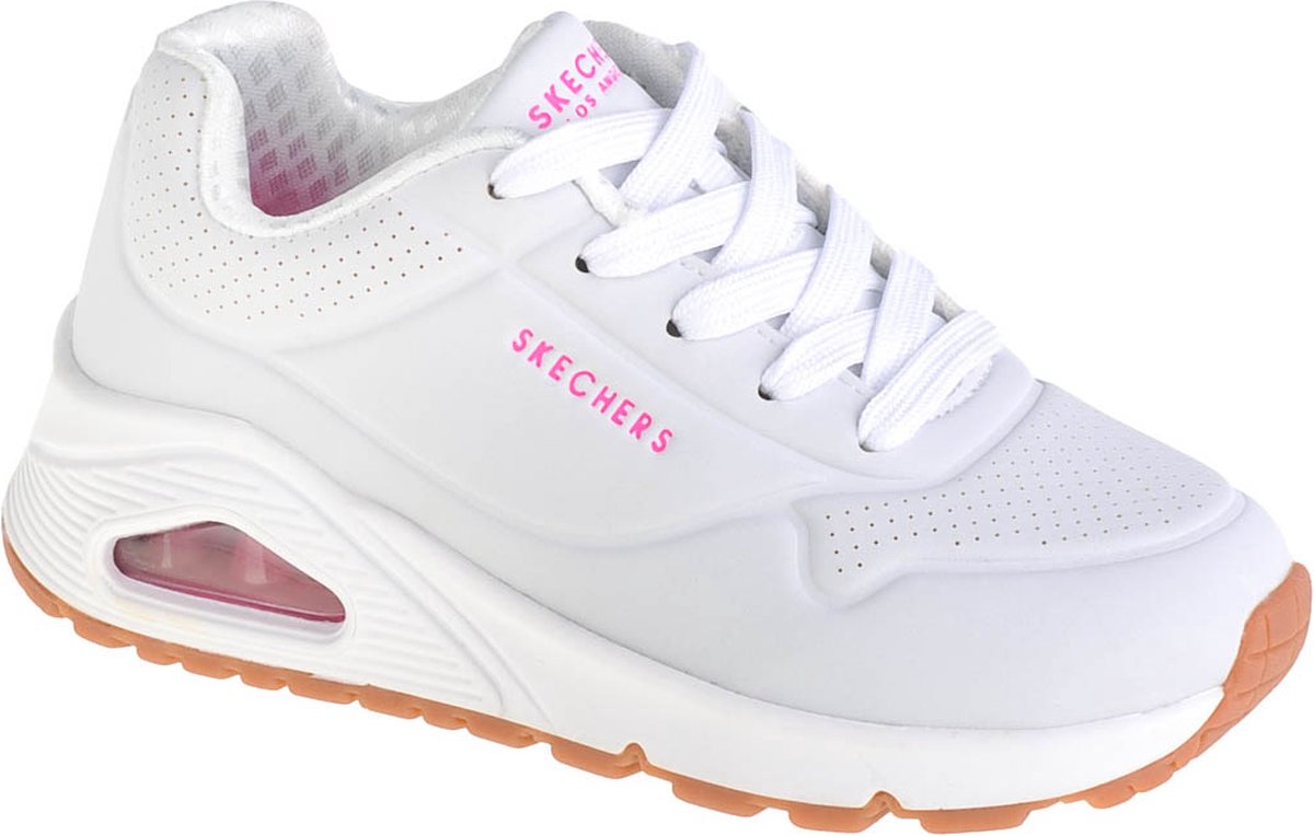 Skechers Uno Stand On Air 310024L WHP voor meisje Wit Sneakers Sportschoenen