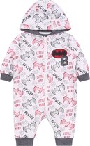 Wit babyrompertje met capuchon - BATMAN / 68