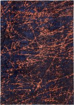 Vloerkleed Louis de Poortere Stellar Mad Men 9217 Blue Star Vloerkleed - 240x340  -  -  Tapijt -  -