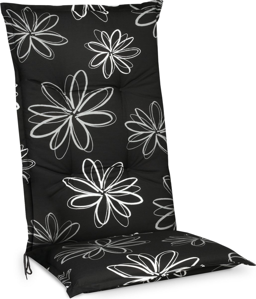 Beautissu Set van 6x Tuinkussens Lage Rug Loft NL 100 x 50 x 6 cm