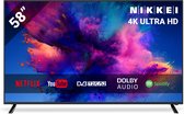 NIKKEI NU5818S - 4K / Ultra HD Smart TV - 58 inch