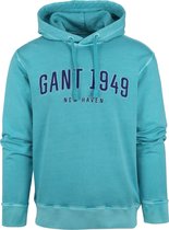Gant - Hoodie Aqua Groen - XXL - Modern-fit