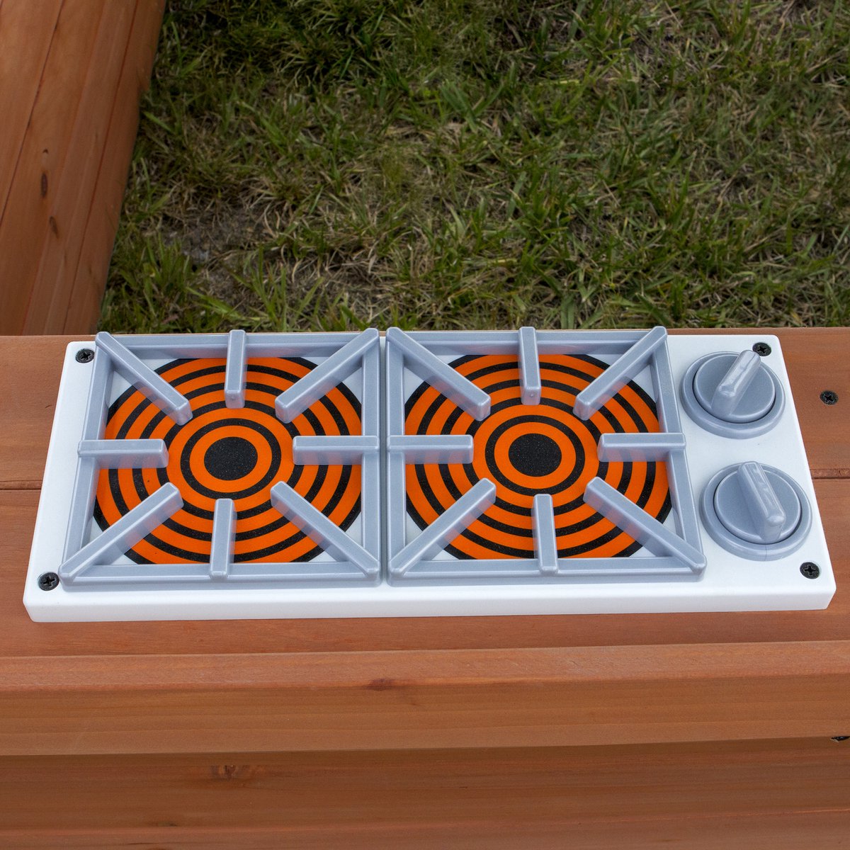 Backyard Discovery Timberlake Speelhuis in Bruin - Houten Speelhuisje met Speelkeuken, Telefoon en meer accessoires - Speelhuis voor de tuin / buiten — afbeelding 13