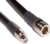 3 meter LMR 400 kabel- Low Loss kabel - LMR-400 - Helium antenne kabel - RP SMA male naar N female - Coax - outdoor helium kabel
