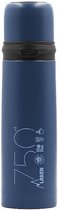 Laken Thermosfles 0.75 liter BLauw RVS met drinkdop