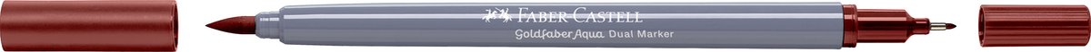 Faber-Castell - Duo aquarel marker - Goldfaber - Venitiaans rood 190 - brush / 0,6mm - FC-164690