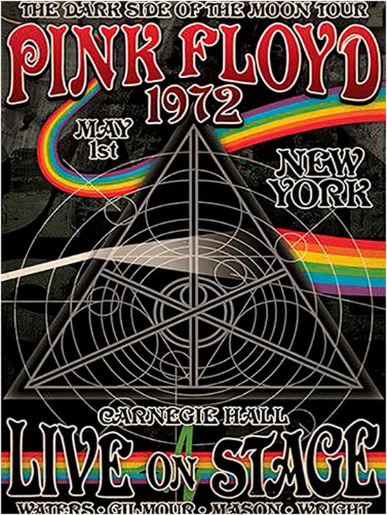 Signs-USA - Concert Sign - metaal - Pink Floyd - New York - 30 x 40 cm