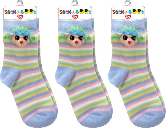 Sorprese The Kids - Kindersokken - 3 paar - 4-10 jaar oud - One size fits all - Schaap - Cadeau - sokken