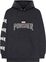 Marvel The Punisher Sweat à capuche/pull -L- Stamp Zwart