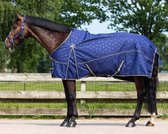 QHP Regendeken met fleece 0gr Turnout Collection - maat 125/165 - stardust