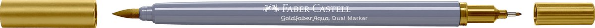 Faber-Castell - Duo aquarel marker - Goldfaber - oker groen 269 - brush / 0,6mm - FC-164669