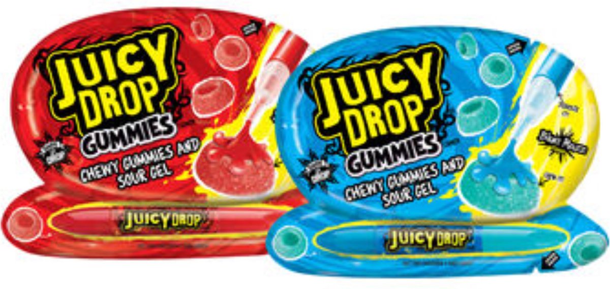 Bazooka juicy drop gummies - 2 pièces - bonbons américains - tiktok