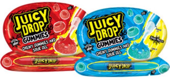 Bazooka juicy drop gummies - 2 stuks - amerikaans snoep - tiktok