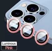 Iphone 11 Pro Max - 12 Pro - Neon - Roze - Lens beschermer - Telefoon accessoires -  Neon Lens Beschermer - Trend - Trend 2022 - Lens protector - Iphone protector