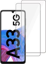 2x Screenprotector geschikt voor Samsung A33 5G – Screenprotector geschikt voor Samsung A33 5G Screen Protector Tempered Glass