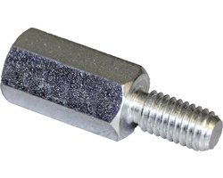 PB Fastener S45530X05 Afstandsbouten (l) 5 mm M3 x 2.5 M3 x 6 Staal Verzinkt 10 stuk(s)