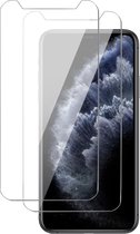 Screenprotector geschikt voor iPhone 11 Pro / XS / X - Tempered Glass Screen Protector - 2 Stuks