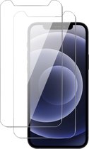 Screenprotector geschikt voor iPhone 12 / 12 Pro - Tempered Glass Screen Protector - 2 Stuks