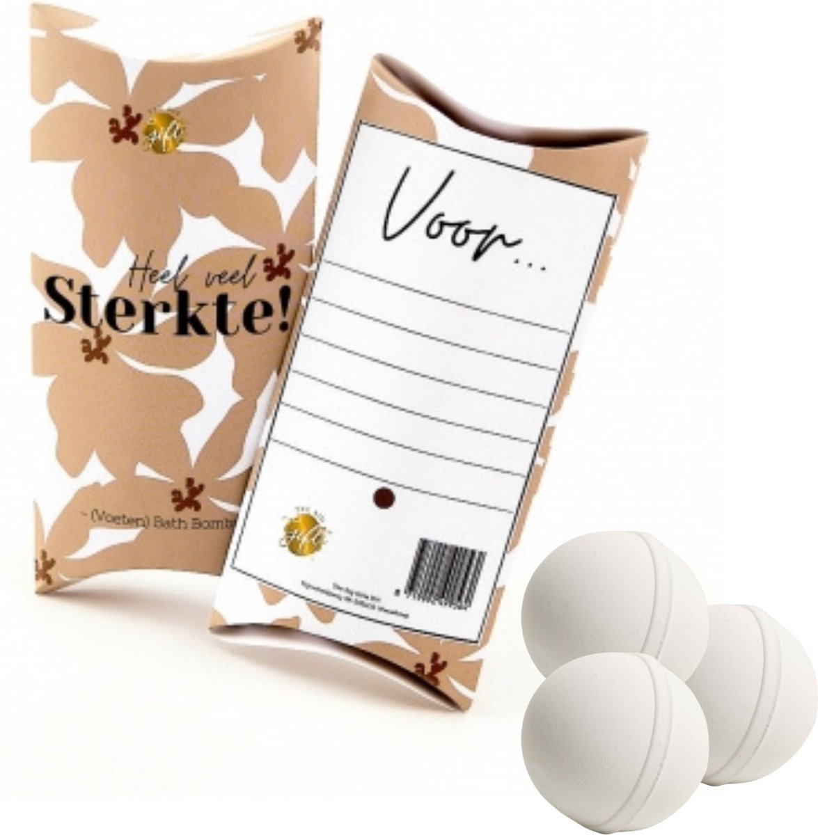 Goedkoopste Cadeau Sterkte Wensen | Bath Bombs | Bad Bruisballen | Gondeldoosje Cadeautje