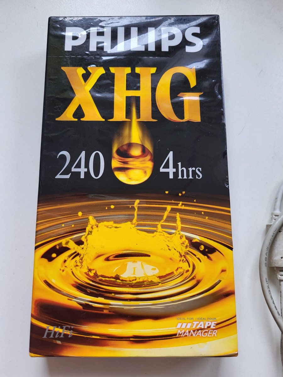VHS video cassette Philips XHG E240 (4 hours) (per stuk)