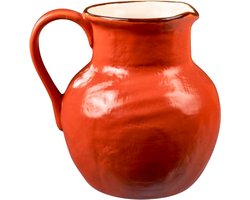Vivi Oggi - Waterkan - Karaf - 2L - Aardewerk - Oranje - Italië - Kerst