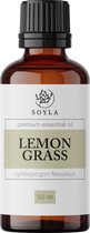 Lemongrassolie - 50 ml - 100% Puur - Etherische olie van Lemongrass olie
