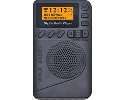 Bluetoolz® | DAB+  BT-P9 CE zwart | Portable radio met  DAB+, FM en MP3 music |  voorzien van CE keurmerk