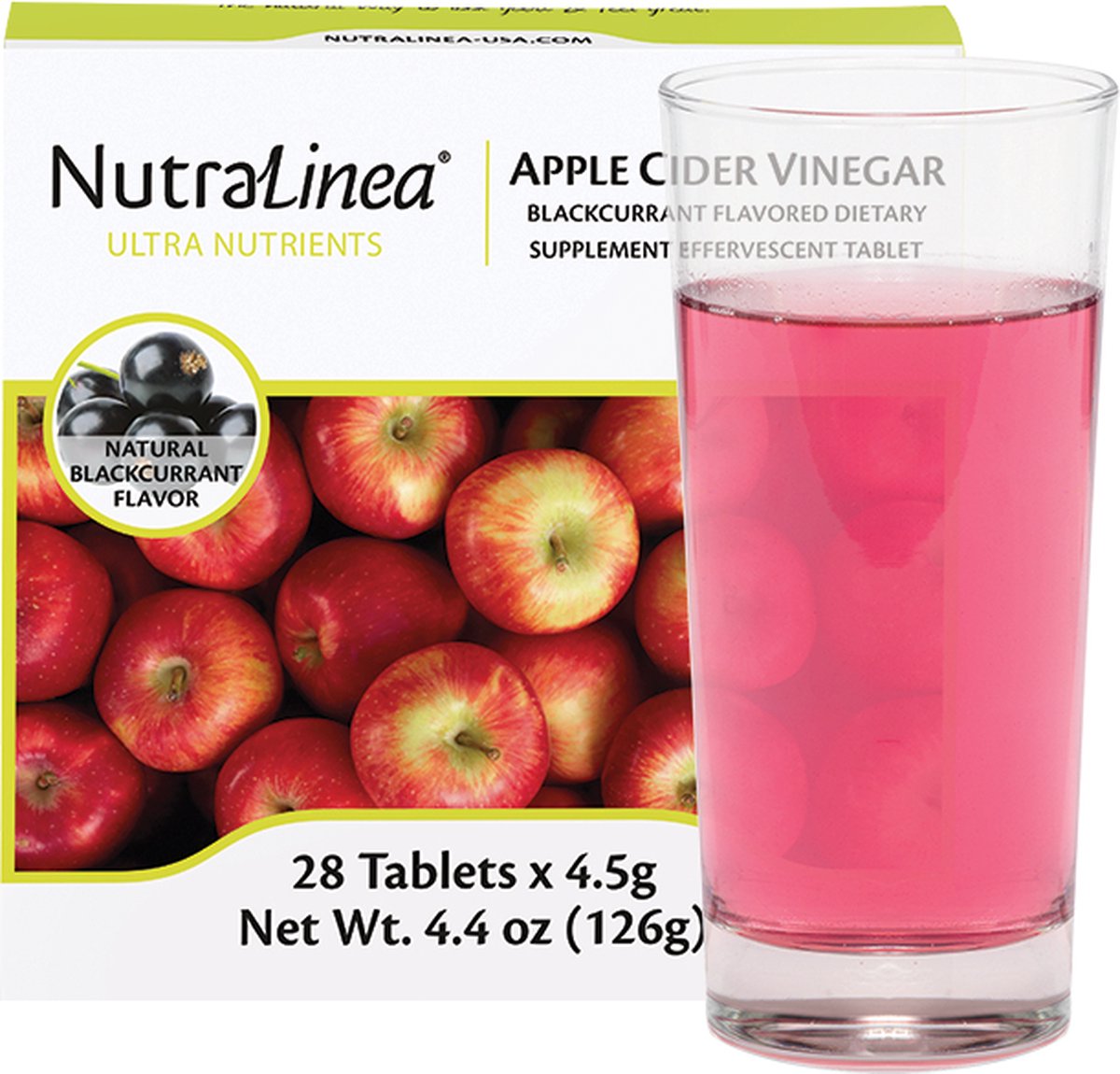 NutraLinea Apple Cider Vinegar – Appelazijn – Langer verzadigd gevoel – Helpt energie vrij te maken uit voeding
