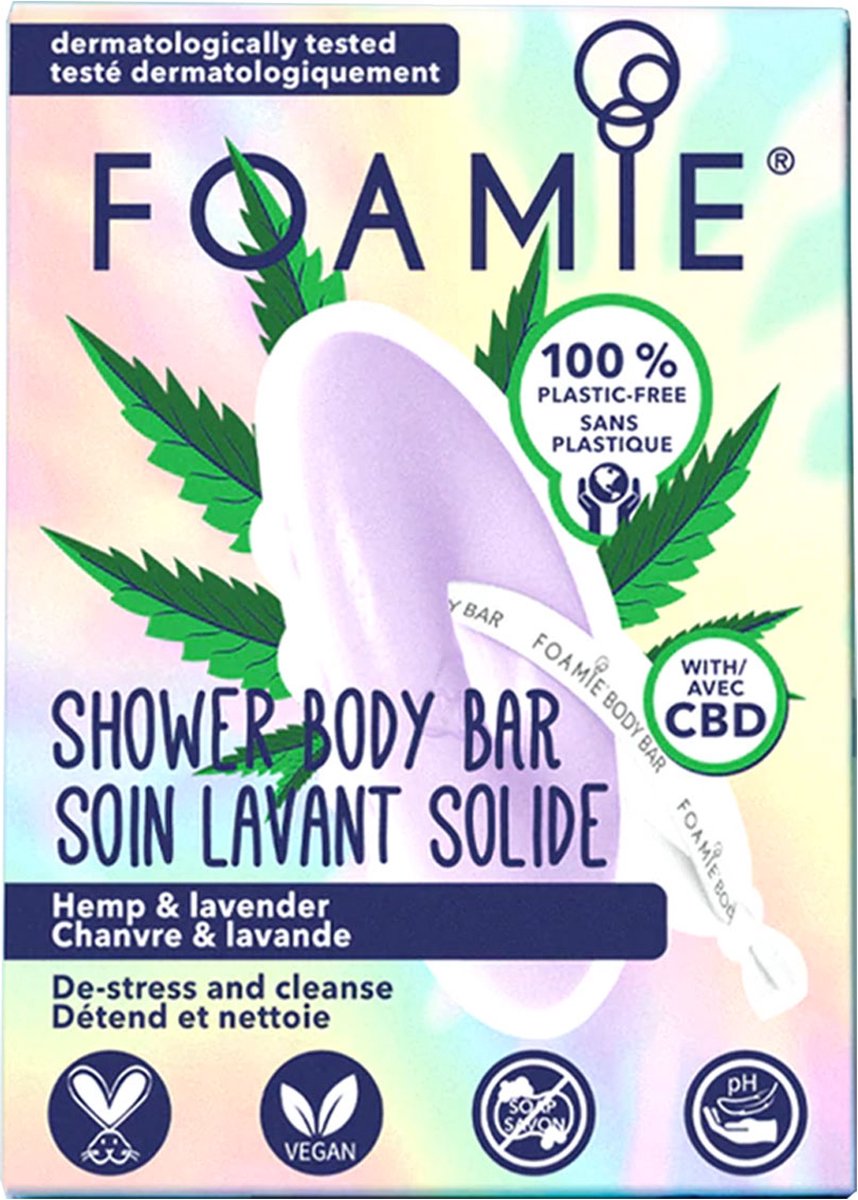 Foamie - 2-In-1 Body Bar - Beleaf In You - 80 gr