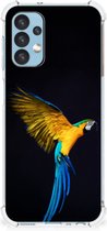 Telefoon Hoesje Geschikt voor Samsung Galaxy A13 (4G) TPU Siliconen Hoesje met transparante rand Papegaai