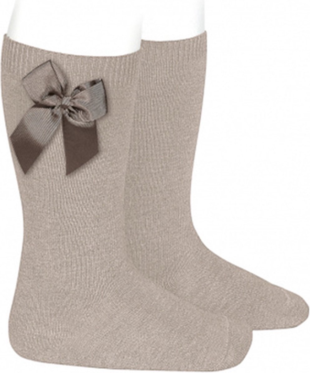 Cóndor Kniekous Met Grosgrain Strik | 2482/2| Stone | 31-34 | maat 8