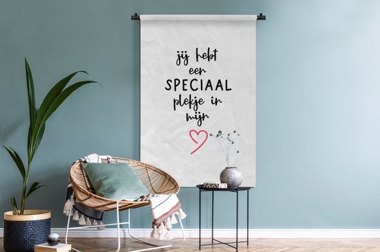 Tapisserie - Tapisserie - Citations - Amour - Tu as une place spéciale dans mon coeur - Proverbes - 90x135 cm - Tapisserie