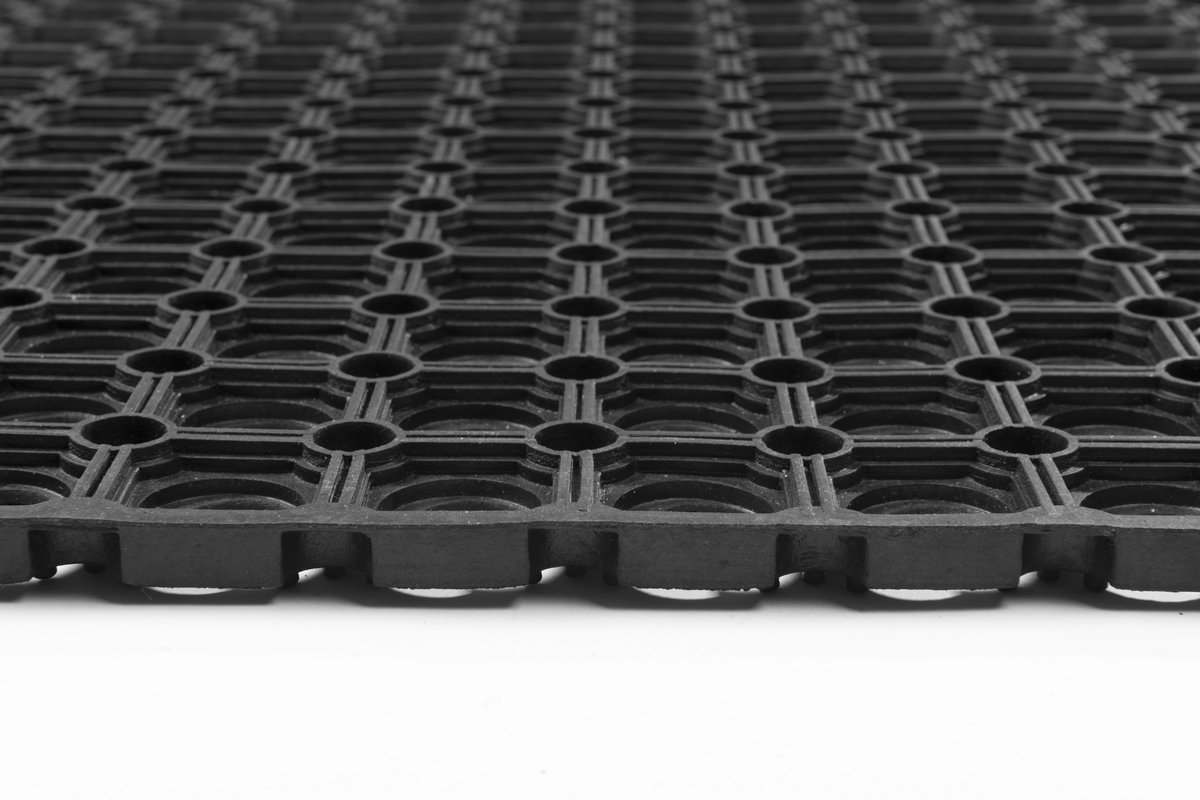 Rubber Ringmat 150x100x1,6cm standaard